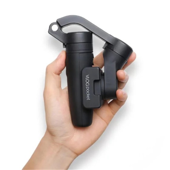 Feiyu Tech VLOG Pocket 3-Axis Foldable Steady Handheld Gimbal Stabilizer for Filmmakers iPhone 11/11pro/ Xs/Xs Max/Xr/X